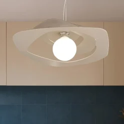 Lampadari Cucina-Top Light Lampadario 65cm per cucina moderna sabbia warped