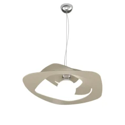 Lampadari Cucina-Top Light Lampadario 65cm per cucina moderna sabbia warped