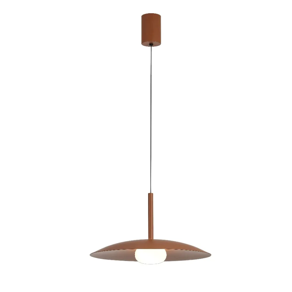 Lampadari Cucina-Selezionato da Mazzolaluce Lampadario colore caffe saliscendi led 3000k per cucina
