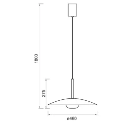 Lampadari Cucina-Selezionato da Mazzolaluce Lampadario colore caffe saliscendi led 3000k per cucina
