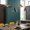 Lampadari Cucina-Selezionato da Mazzolaluce Lampadario coni pendenti multicolor per tavolo cucina sala da pranzo