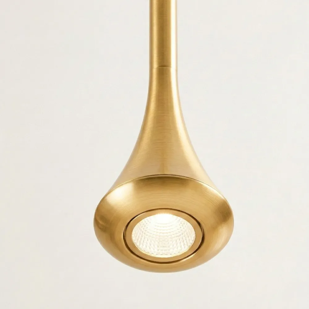 Lampadari Moderni-Fabas Luce Lampadario con lampade a sospensione moderne oro ottone susa