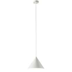 Lampadari Cucina-Perenz Illuminazione Lampadario cono bianco 30cm per cucina iconic perenz