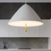Lampadari Cucina-Selezionato da Mazzolaluce Lampadario cono bianco led 17w 3000k per tavolo cucina moderna