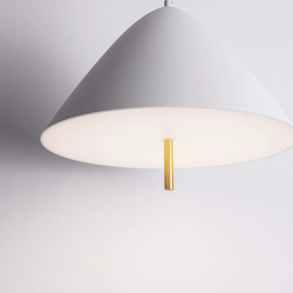 Lampadari Cucina-Selezionato da Mazzolaluce Lampadario cono bianco led 17w 3000k per tavolo cucina moderna