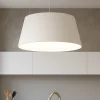 Lampadari Cucina-Selezionato da Mazzolaluce Lampadario cono bianco led 33w 3000k per tavolo da pranzo