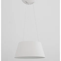 Lampadari Cucina-Selezionato da Mazzolaluce Lampadario cono bianco led 33w 3000k per tavolo da pranzo