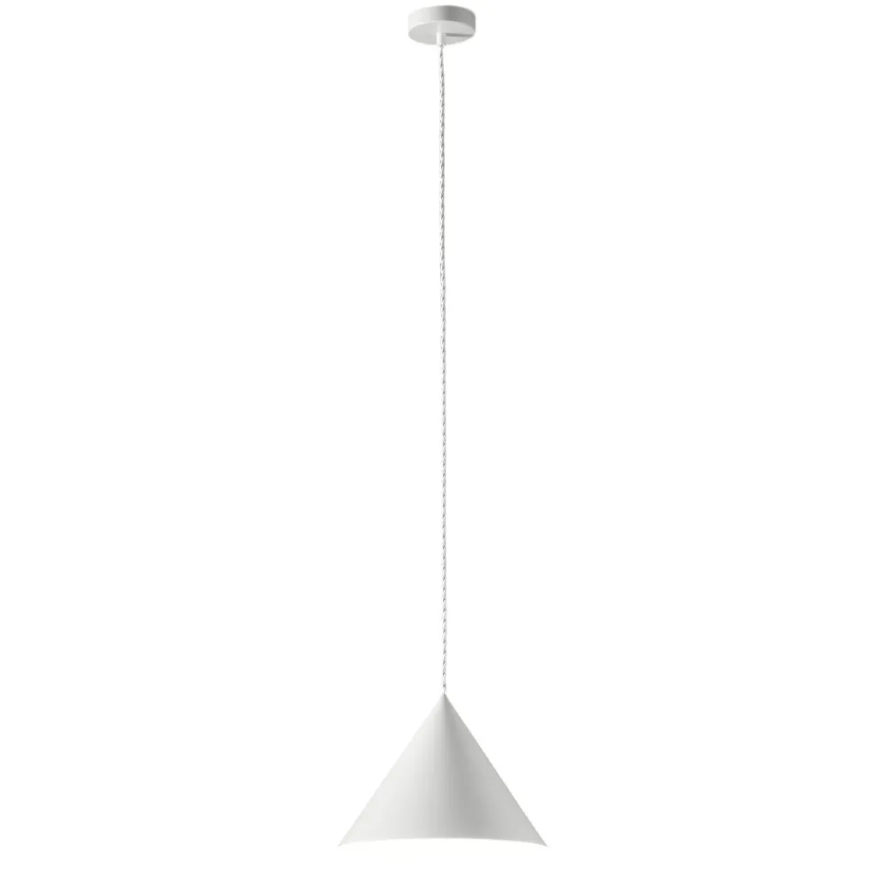 Lampadari Cucina-Perenz Illuminazione Lampadario cono 50cm bianco per cucina perenz iconic