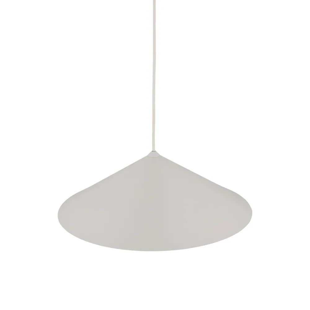Lampadari Cucina-Selezionato da Mazzolaluce Lampadario cono 40 cm sospensione champagne per tavolo cucina moderna