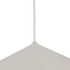Lampadari Cucina-Selezionato da Mazzolaluce Lampadario cono 40 cm sospensione champagne per tavolo cucina moderna