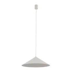Lampadari Cucina-Selezionato da Mazzolaluce Lampadario cono 40 cm sospensione champagne per tavolo cucina moderna
