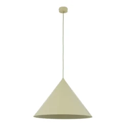 Lampadari Cucina-Selezionato da Mazzolaluce Lampadario cono verde 50 cm a sospensione di metallo per cucina moderna