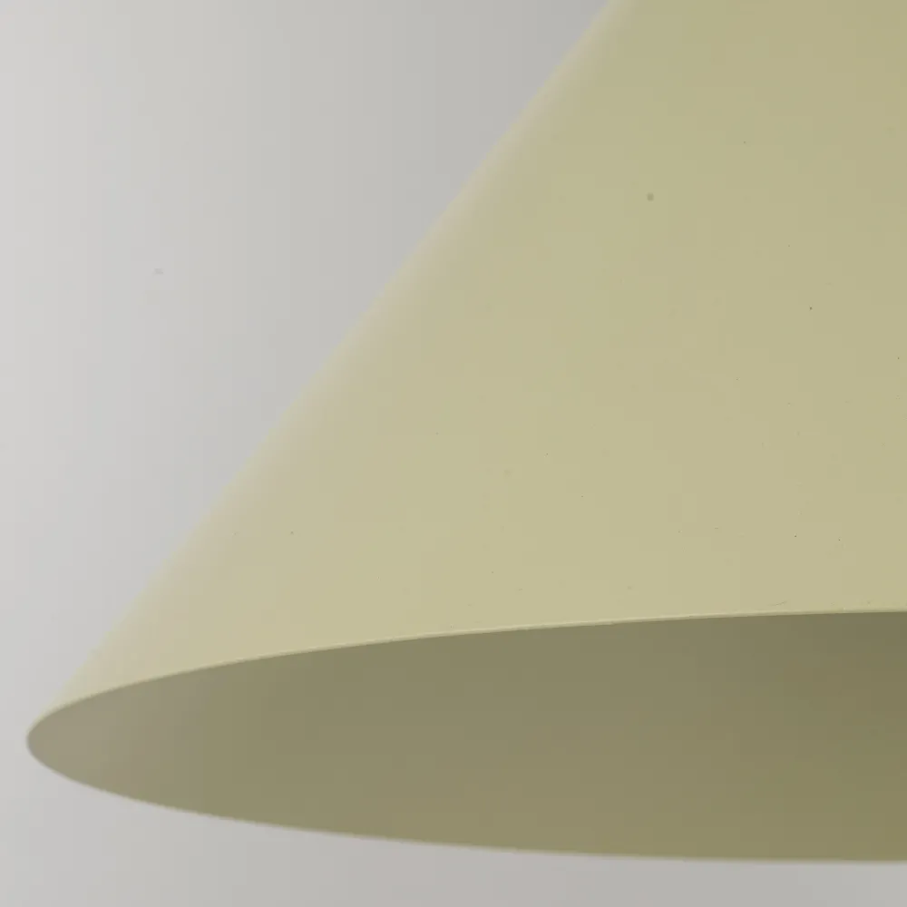 Lampade A Sospensione-Selezionato da Mazzolaluce Lampadario cono verde 33 cm di metallo per cucina
