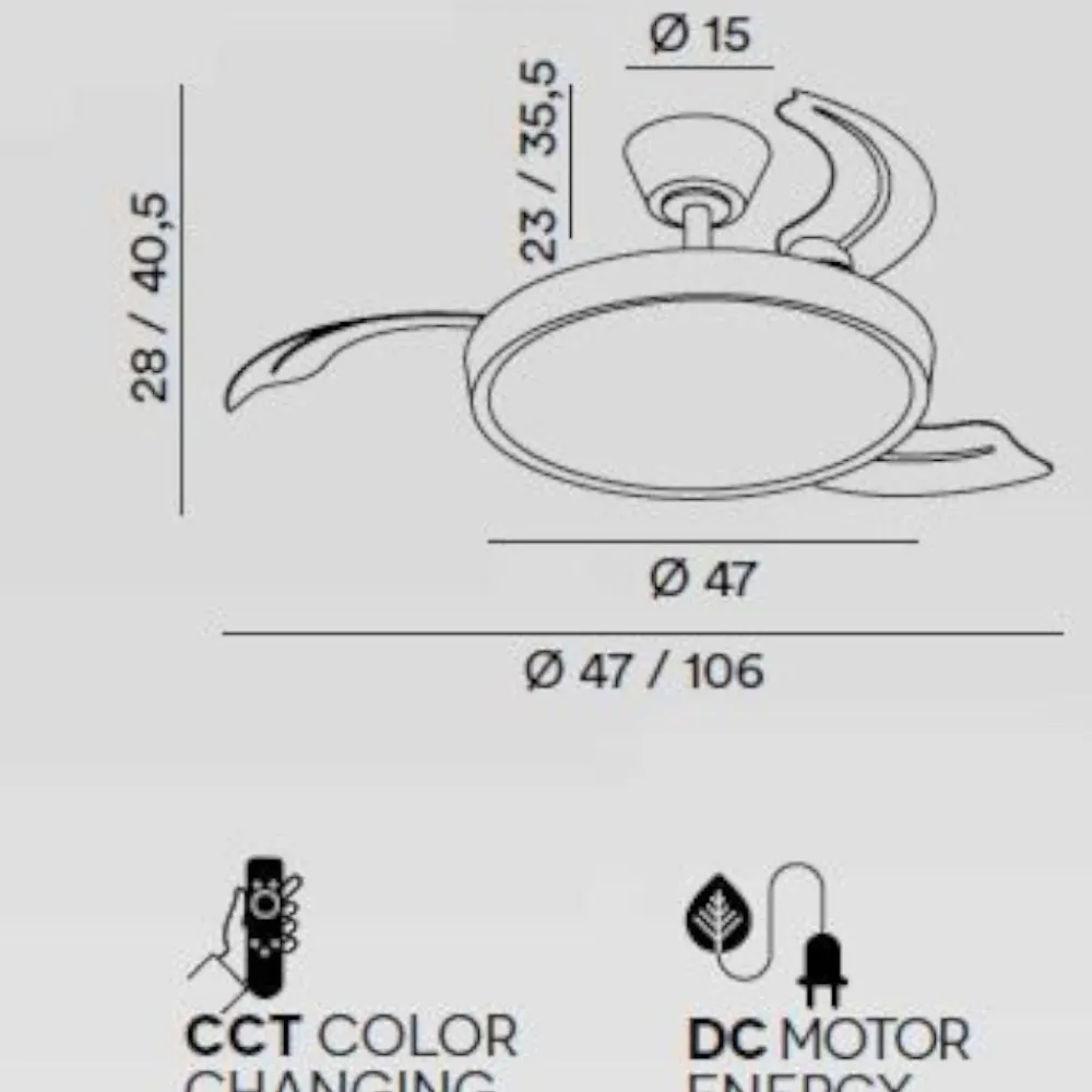 Ventilatori Da Soffitto-Selezionato da Mazzolaluce Lampadario con pale moderno ventilatore da soffitto con luce 20mq con telecomando