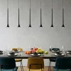 Lampadari Cucina-Fabas Luce Lampadario con sospensioni per tavolo sala da pranzo susa nero