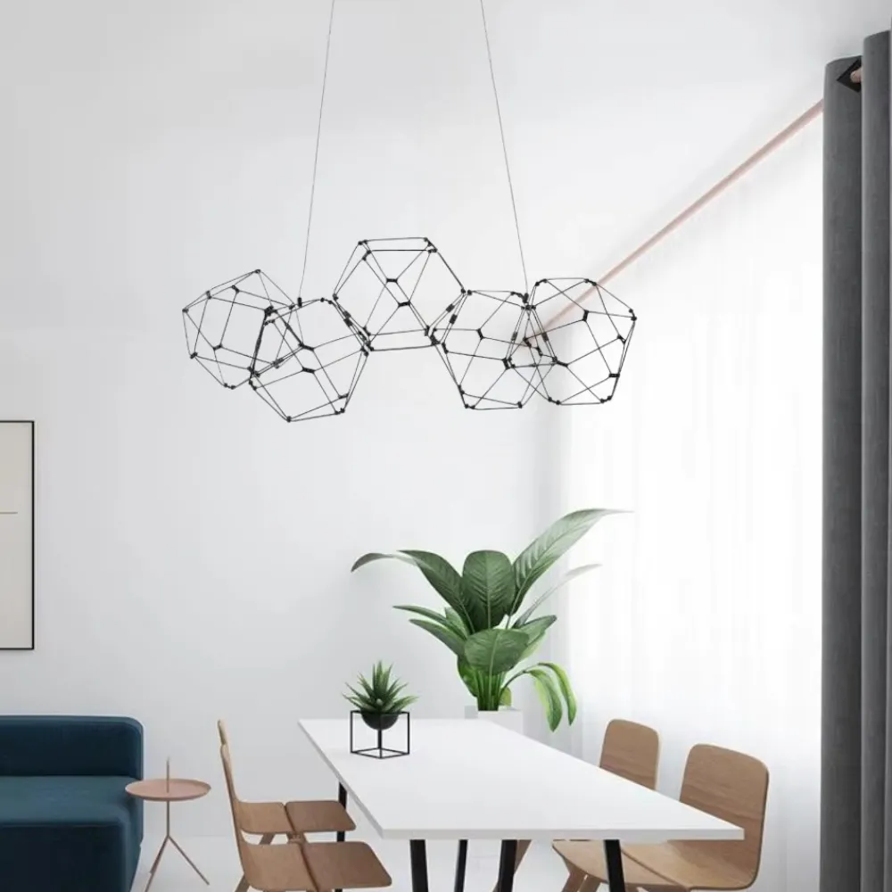 Lampadari Moderni-Selezionato da Mazzolaluce Lampadario costellazione nero moderno