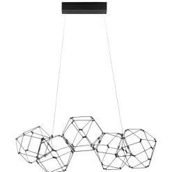 Lampadari Moderni-Selezionato da Mazzolaluce Lampadario costellazione nero moderno