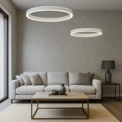 Lampadari Moderni-Gea Luce Lampadario criseide bianco led 60w 3000k moderno
