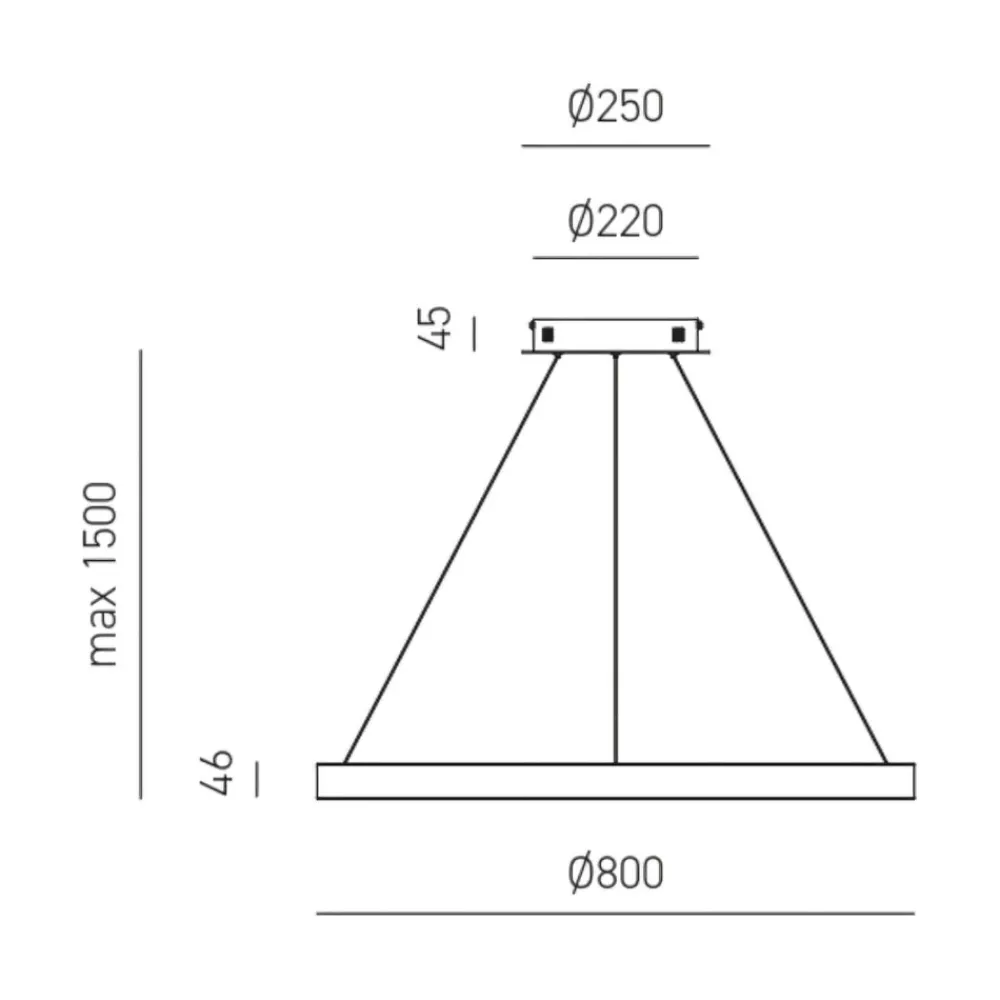 Lampadari Moderni-Gea Luce Lampadario criseide sg bianco led 80w 3000k