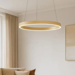 Lampadari Moderni-Gea Luce Lampadario criseide s p oro rotondo led 60w 3000k