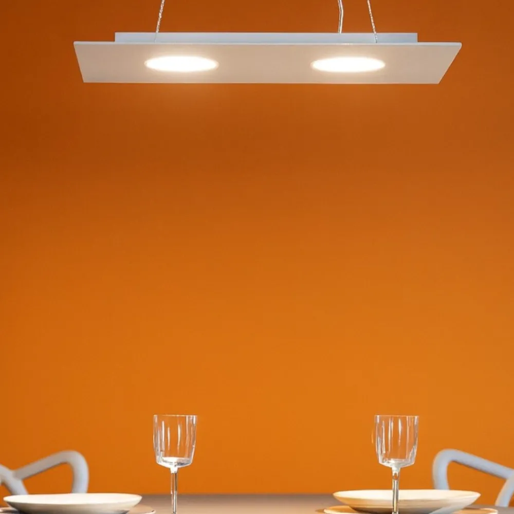 Lampadari Cucina-Top Light Lampadario cucina moderna bianco