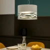 Lampadari Cucina-Selezionato da Mazzolaluce Lampadario cucina moderna in metallo bianco