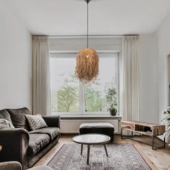 Lampadari Moderni-Selezionato da Mazzolaluce Lampadario cugino itt per soggiorno in rattan e alga marina