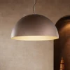 Lampadari Cucina-Perenz Illuminazione Lampadario cupola 60cm marrone oro per cucina steel perenz