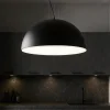 Lampadari Cucina-Selezionato da Mazzolaluce Lampadario cupola 70cm nero per cucina