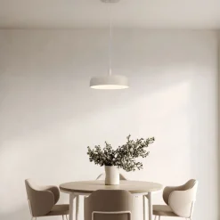 Lampadari Cucina-Selezionato da Mazzolaluce Lampadario cupola crema tavolo cucina moderna led 27w 3000k