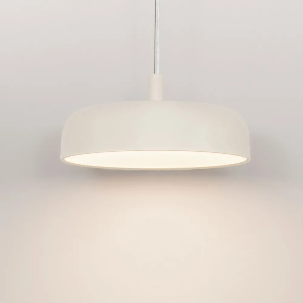 Lampadari Cucina-Selezionato da Mazzolaluce Lampadario cupola crema tavolo cucina moderna led 27w 3000k