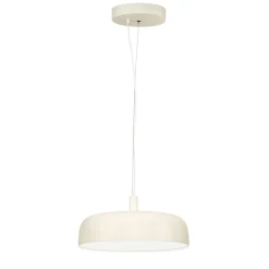 Lampadari Cucina-Selezionato da Mazzolaluce Lampadario cupola crema tavolo cucina moderna led 27w 3000k