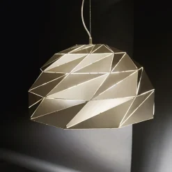 Lampadari Cucina-Perenz Illuminazione Lampadario cupola design per cucina moderna oro tilt perenz