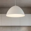 Lampadari Cucina-Selezionato da Mazzolaluce Lampadario cupola di metallo beige 50cm