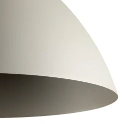 Lampadari Cucina-Selezionato da Mazzolaluce Lampadario cupola di metallo beige 50cm