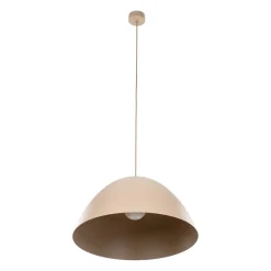 Lampadari Cucina-Selezionato da Mazzolaluce Lampadario cupola di metallo 50 cm sabbia per cucina