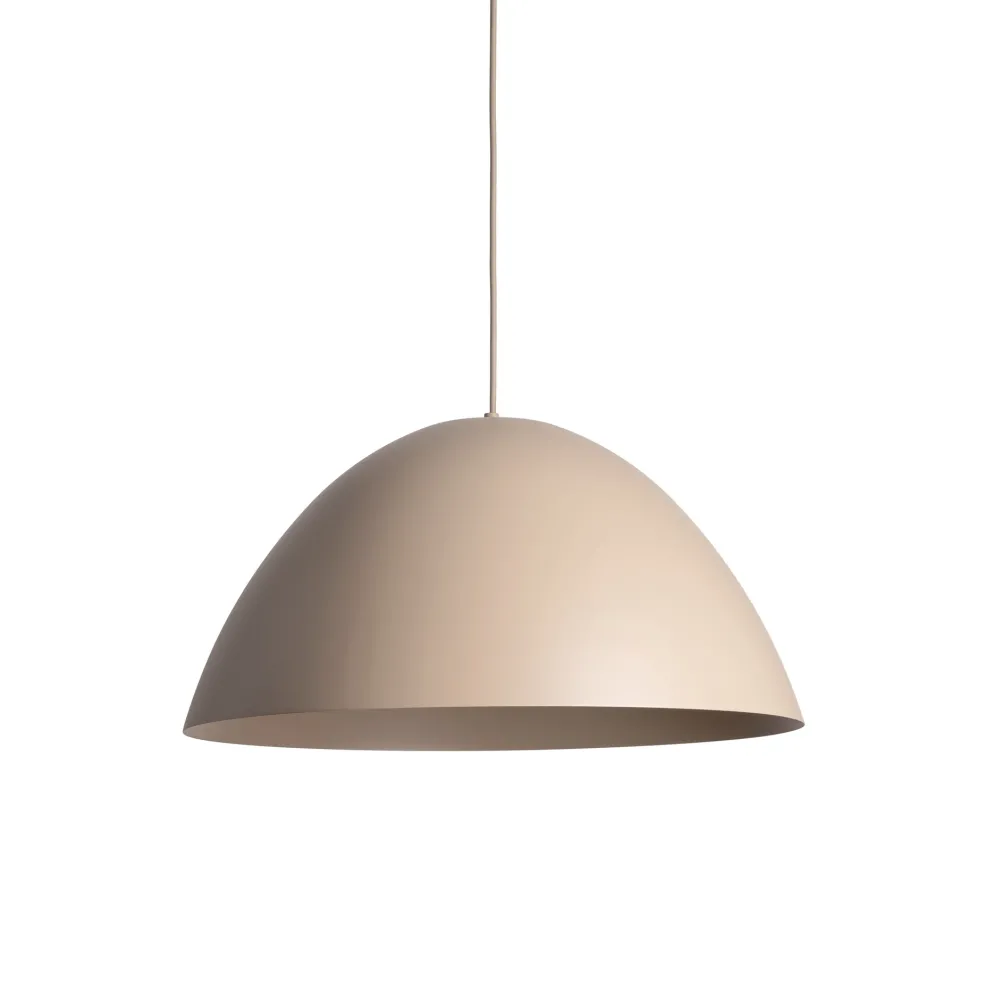 Lampadari Cucina-Selezionato da Mazzolaluce Lampadario cupola di metallo 50 cm sabbia per cucina