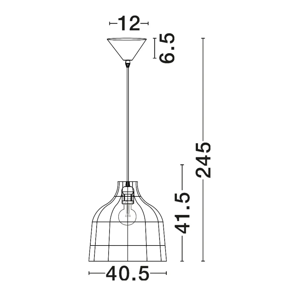 Lampadari Moderni-Selezionato da Mazzolaluce Lampadario cupola di rattan miele a sospensione 40 cm per soggiorno