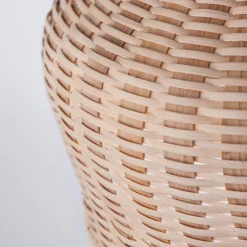 Lampadari Cucina-Selezionato da Mazzolaluce Lampadario cupola di rattan naturale per cucina