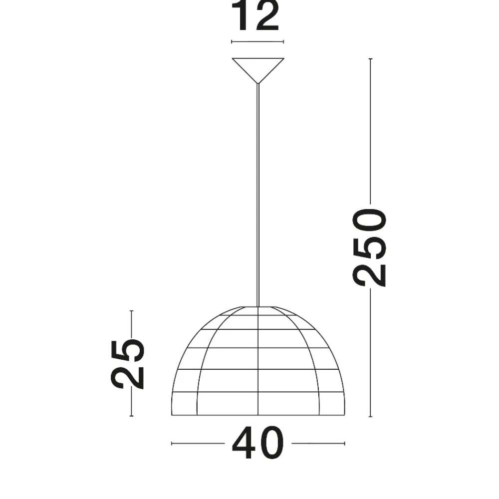 Lampadari Cucina-Selezionato da Mazzolaluce Lampadario cupola di rattan naturale 40 cm per cucina
