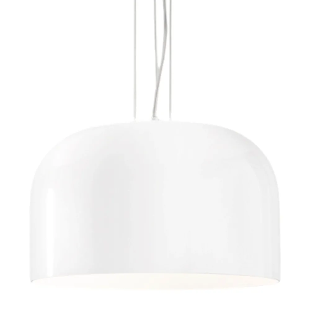 Lampadari Cucina-Perenz Illuminazione Lampadario cupola di vetro bianco 40cm per cucina moderna perenz