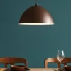 Lampadari Cucina-Selezionato da Mazzolaluce Lampadario cupola marrone 34cm per cucina