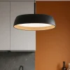 Lampadari Cucina-Selezionato da Mazzolaluce Lampadario cupola nero effetto legno per cucina moderna