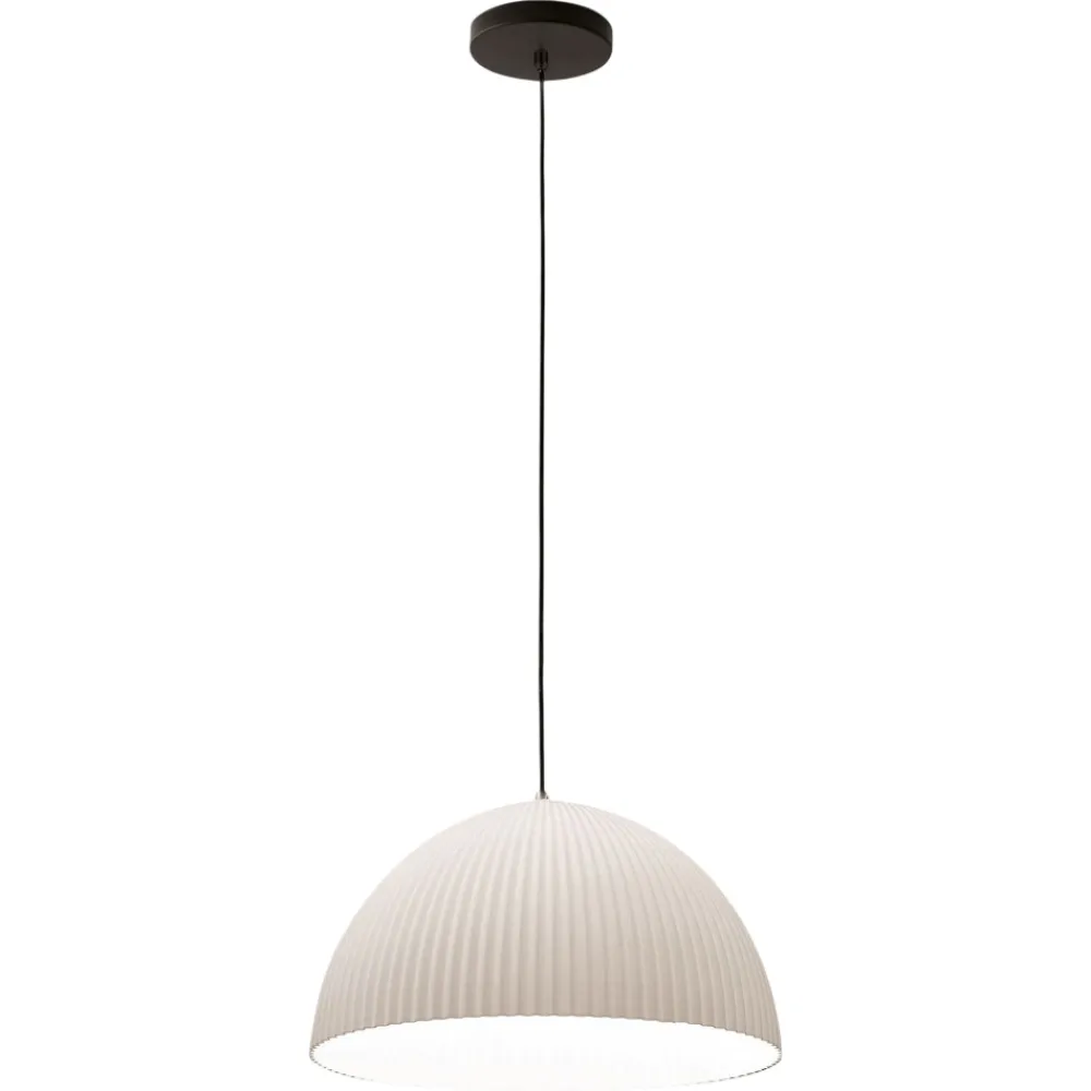 Lampadari Cucina-Fabas Luce Lampadario cupola plastica biologica bianca per cucina carola