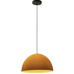 Lampadari Cucina-Fabas Luce Lampadario cupola senape di plastica vegetale carola