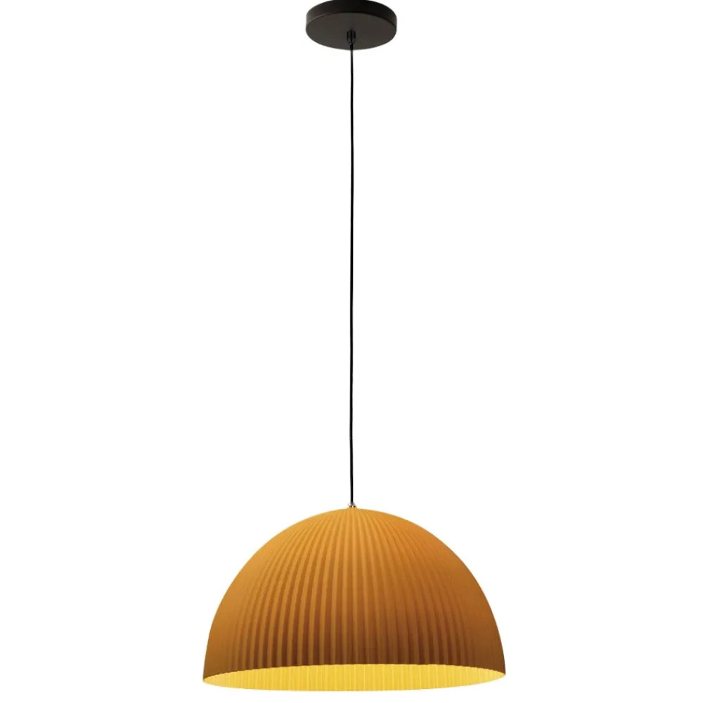 Lampadari Cucina-Fabas Luce Lampadario cupola senape di plastica vegetale carola