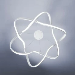 Lampadari Moderni-Vivida International Lampadario curls vivida design moderno per soggiorno led 60w 3000k dimmerabile
