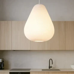 Lampadari Cucina-Selezionato da Mazzolaluce Lampadario da cucina a goccia bianco design