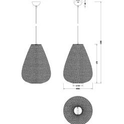 Lampadari Cucina-Selezionato da Mazzolaluce Lampadario da cucina a goccia bianco design