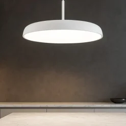 Lampadari Cucina-Selezionato da Mazzolaluce Lampadario da cucina bianco led cct dimmerabile con telecomando